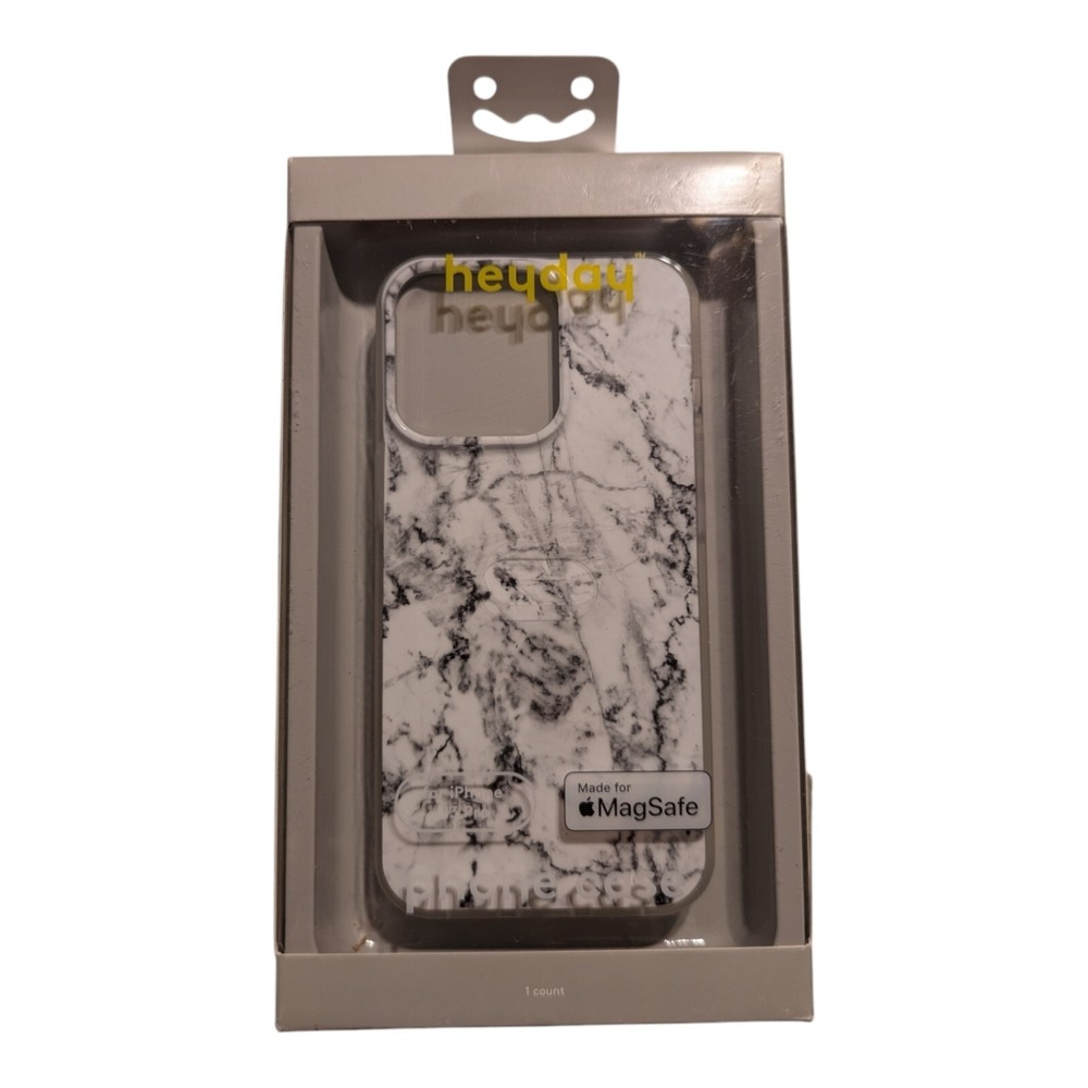 F5. Heyday MagSafe‎ Phone Case For Apple iPhone 13 Pro - Antimicrobial Marble